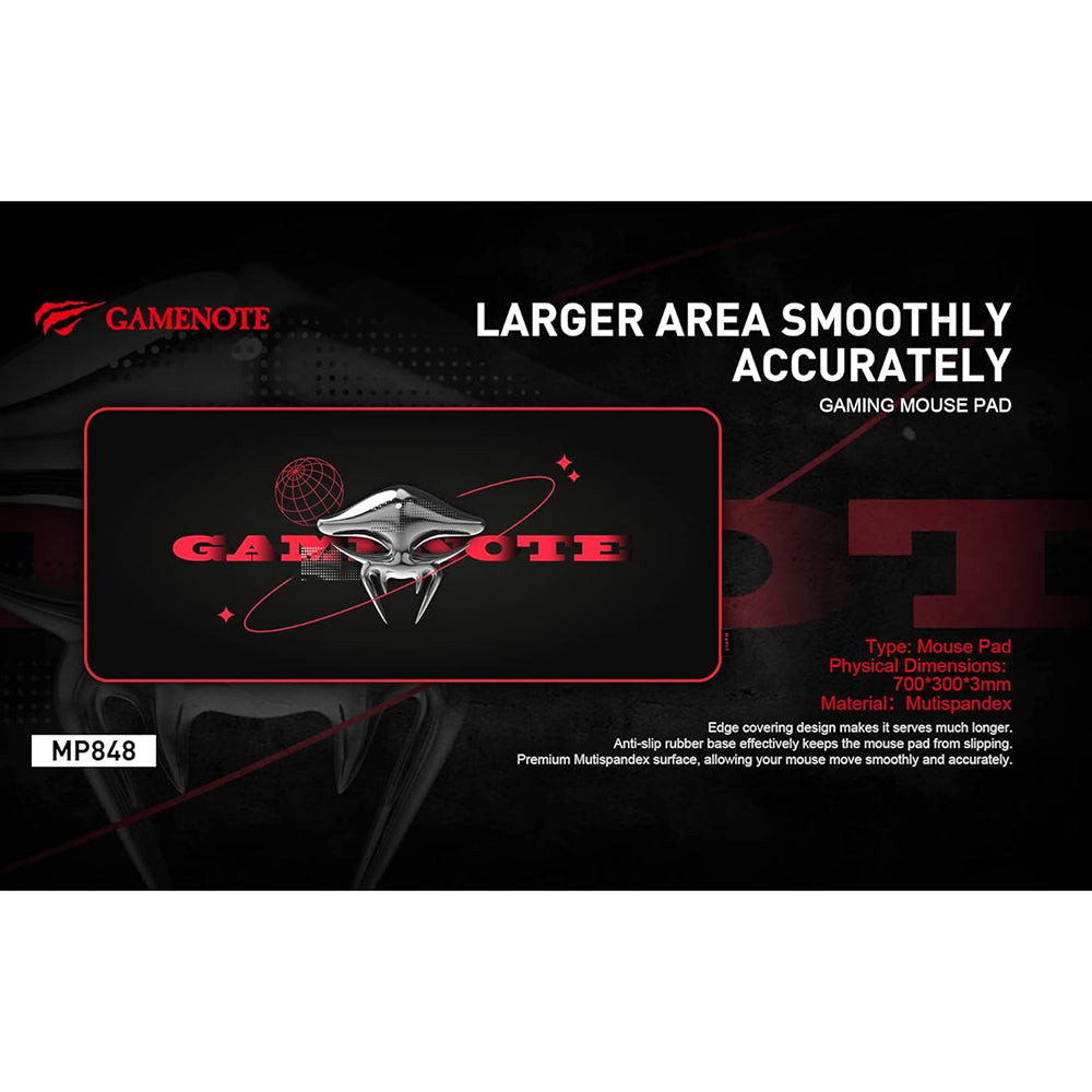 HAVIT MP848 Gaming MousePad, 700mm x 300mm x 3mm, Black