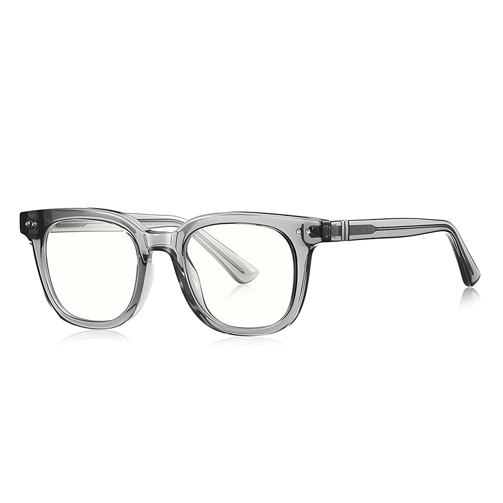 Techsuit 2229 Men's Computer Glasses, Anti-Blue Light, Gray