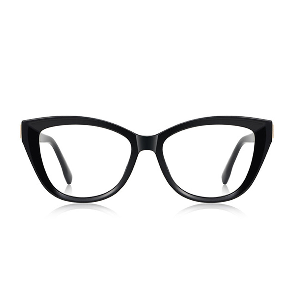 Techsuit 2276 Women's Computer Glasses, Anti-Blue Light, Black