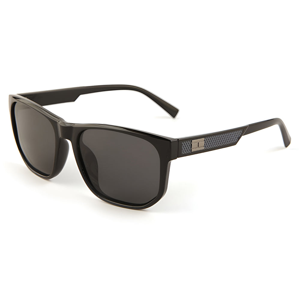 Men's Techsuit 8502 Sunglasses, Polarized, UV Protection, Black