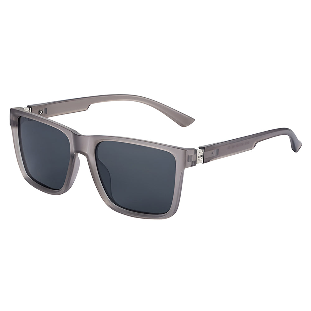 Men's Techsuit 8506 Sunglasses, Polarized, UV Protection, Matte Gray