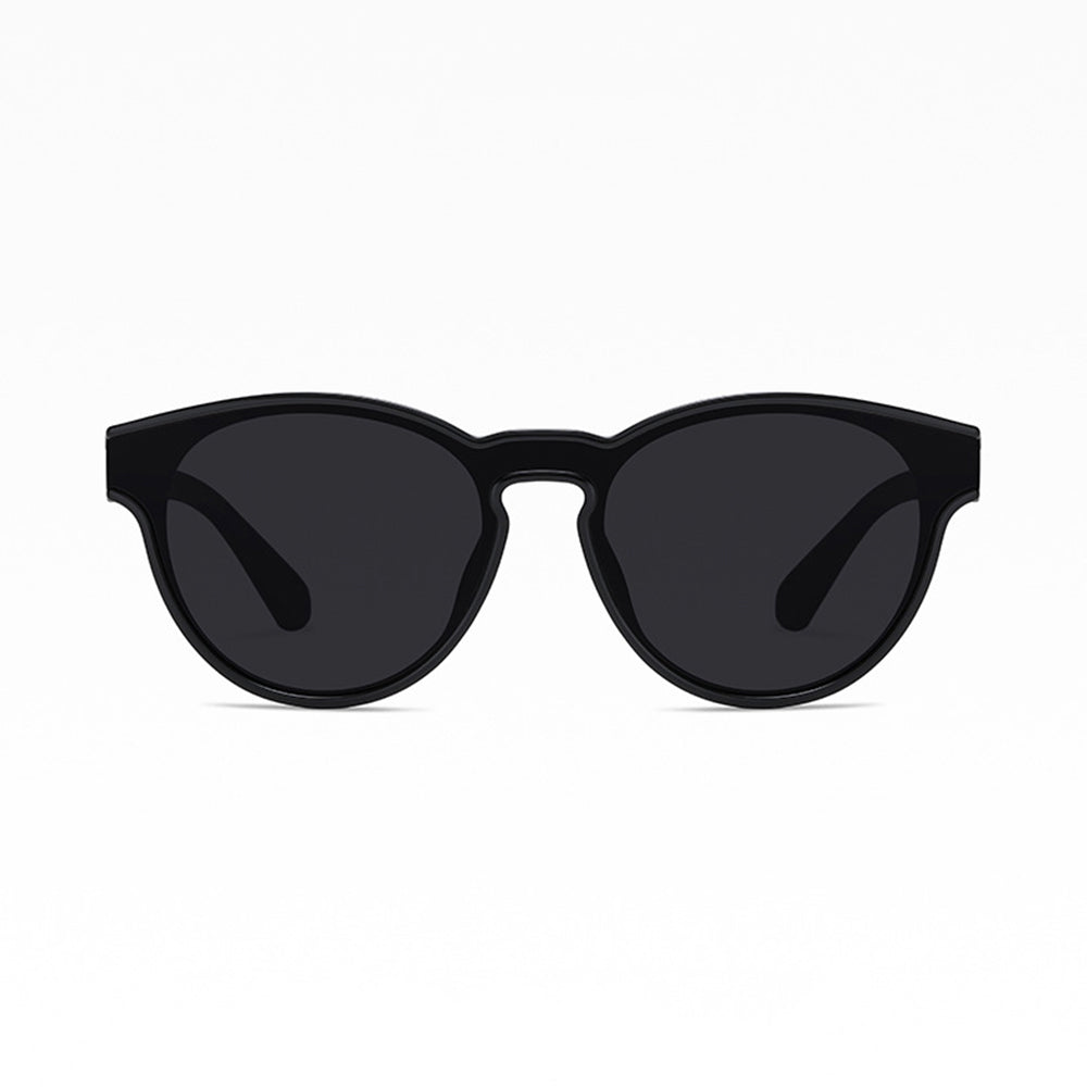 Unisex Techsuit TR7545 Sunglasses, Polarized, UV Protection, Black Gray