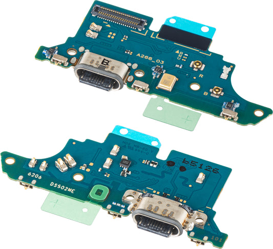 Charging Connector Board - Microphone Samsung Galaxy A26 A266, Service Pack GH96-19386A