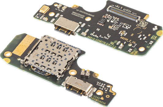 Charging Connector Board - Microphone - SIM Reader Module Xiaomi Redmi Note 12 Pro 4G, Service Pack 5600020K6A00