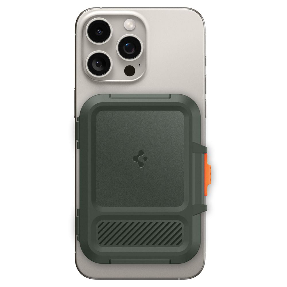 Magsafe Wallet, Spigen, Lock Fit, Green AFA08528