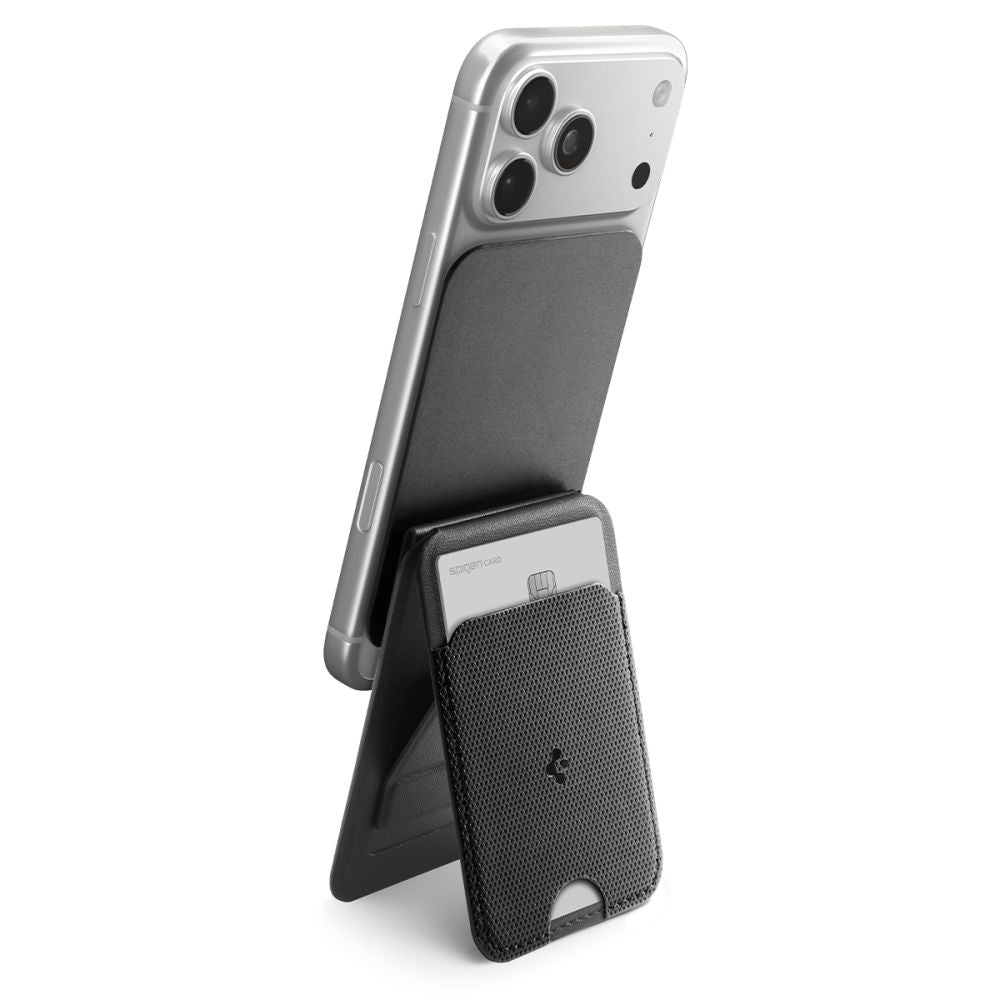 MagSafe Wallet, Spigen, Slim Fold Tripod S314-3, Black AFA10751