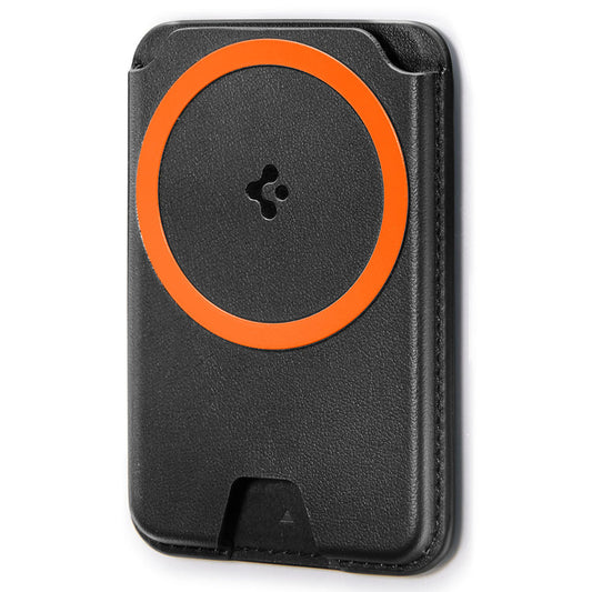 MagSafe Wallet, Spigen, Valentinus MagFit+, Black AFA11336