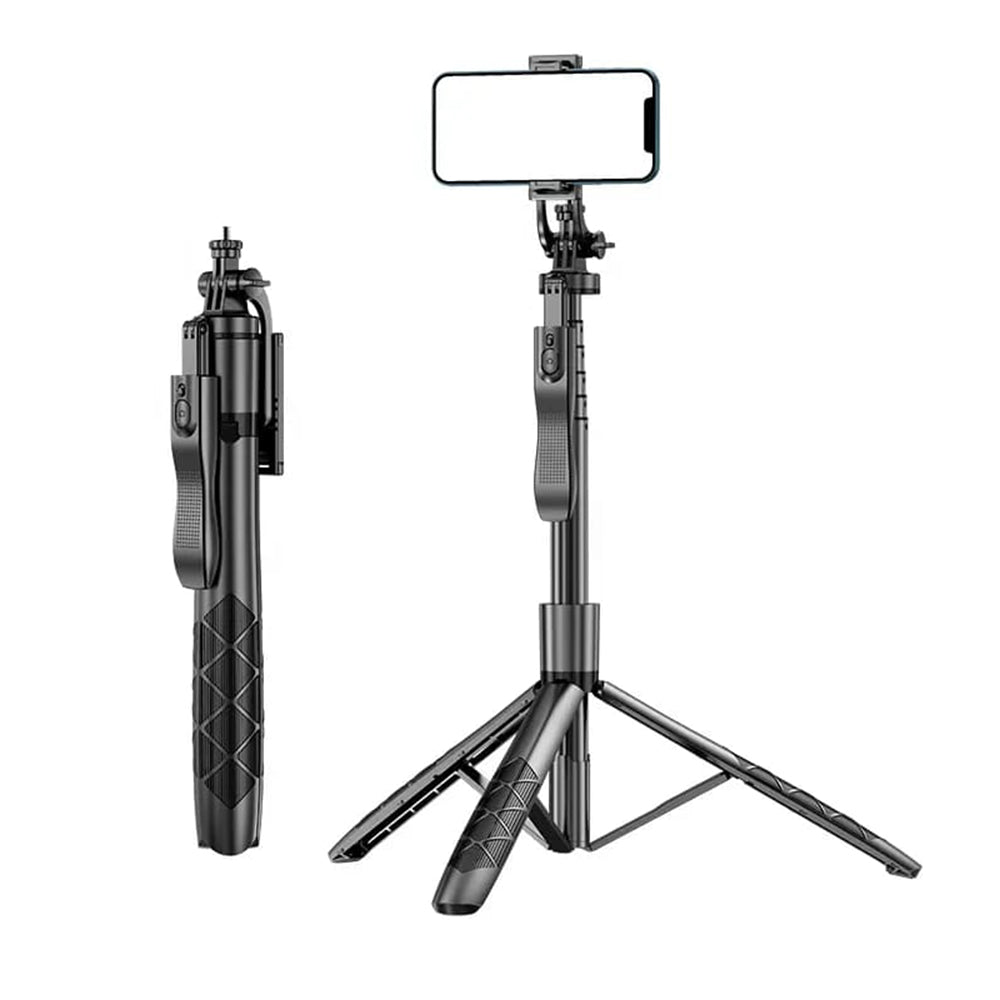 Selfie Stick Bluetooth Techsuit L16, Universal, Black
