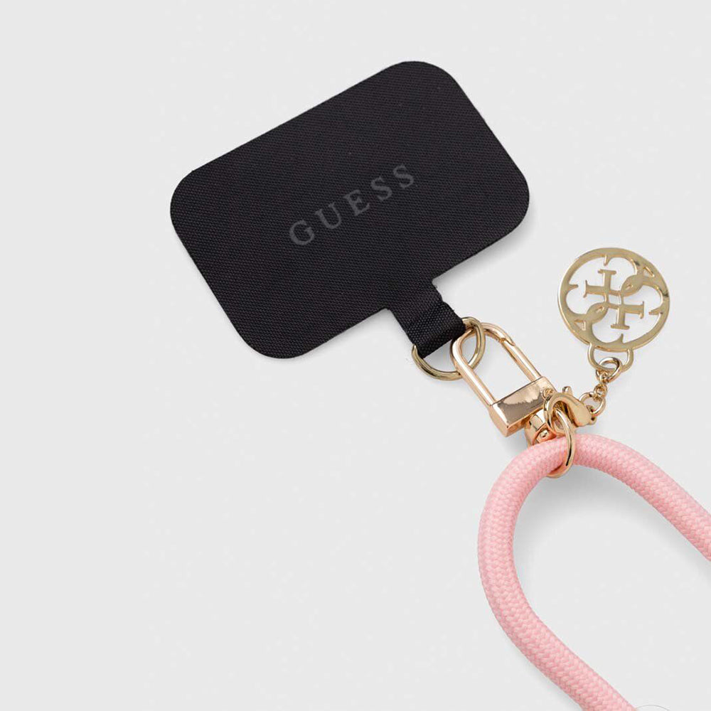Guess CBDY 4G Charm Phone Lanyard, Pink
