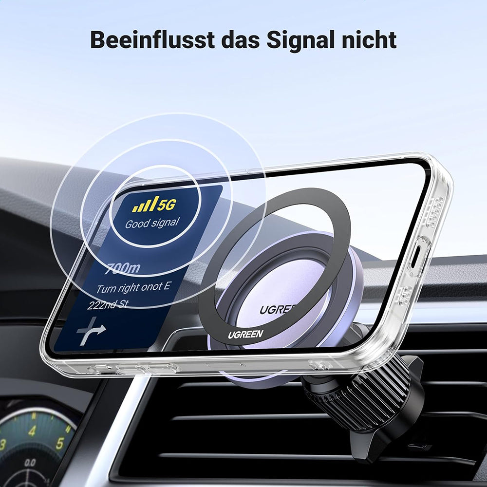 UGREEN LP428 Metallic Sticker (25766), Set of 2 pieces, Black