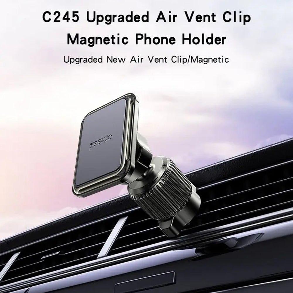 Yesido C245 Magnetic Car Holder, Universal, Black