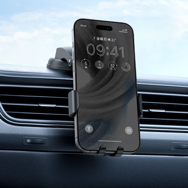 McDodo CM-7220 Car Holder, 4.7inch - 6.7inch, Black