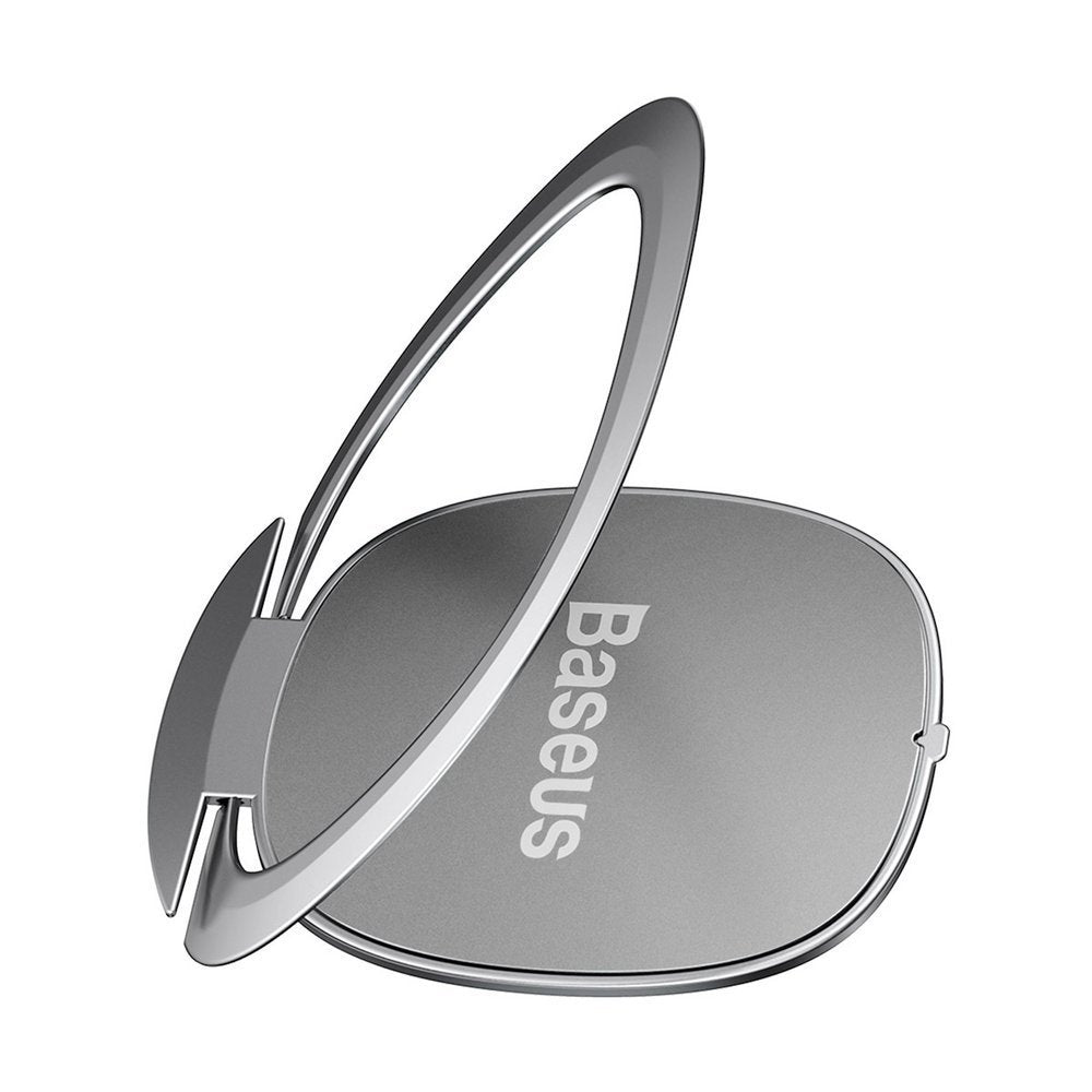 Baseus Invisible Ring Holder, Universal, Silver SUYB-0S