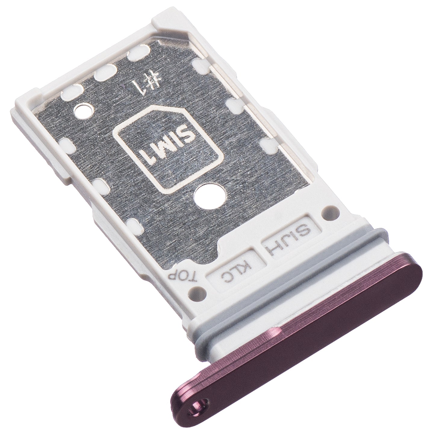 SIM Holder Samsung Galaxy S22 Ultra 5G S908, Single SIM, Purple (Burgundy)