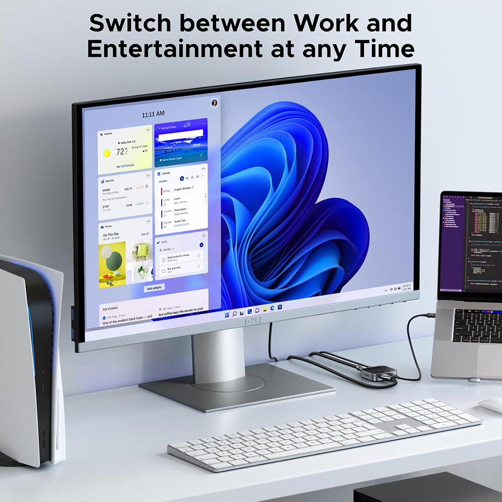 HDMI / USB-C UGREEN AW503 (55452) Video Switch, Gray