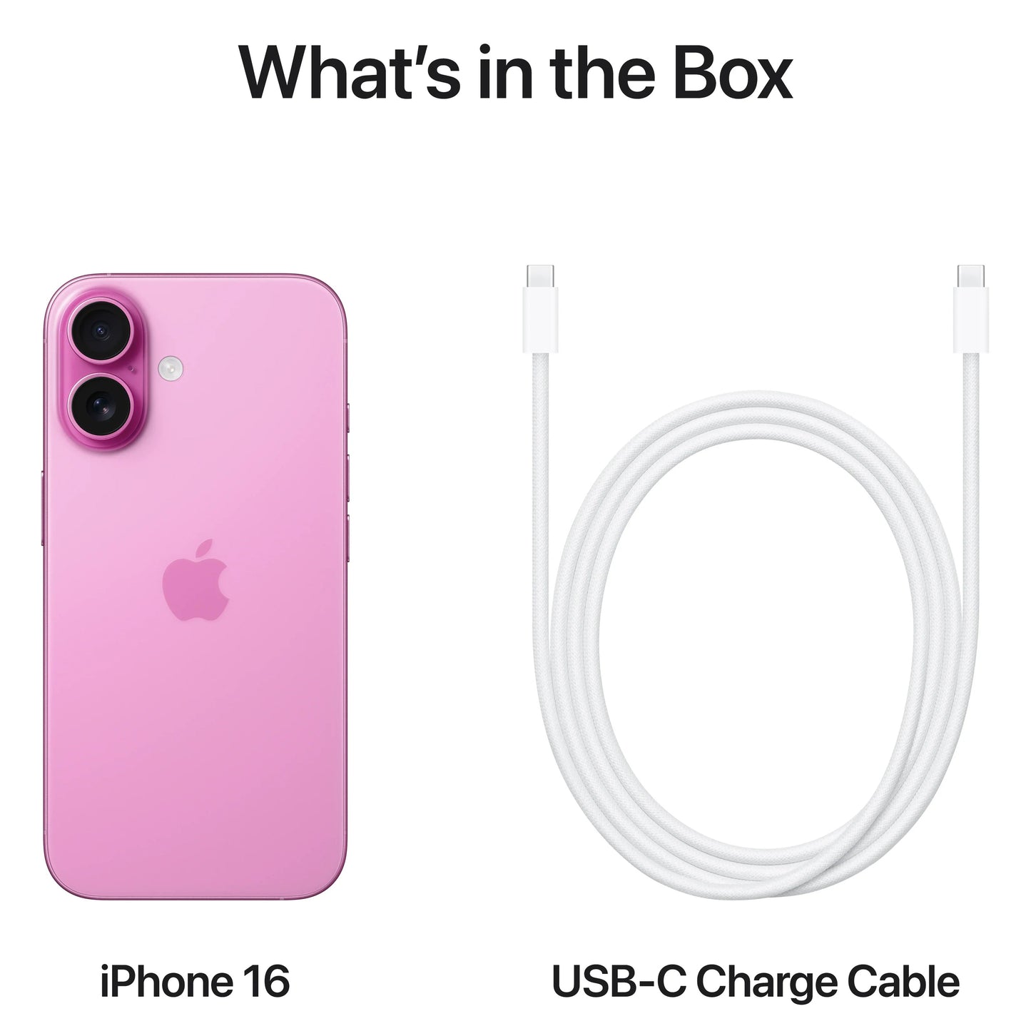 Apple iPhone 16 Mobile Phone, 128GB, Pink MYEA3ZD/A