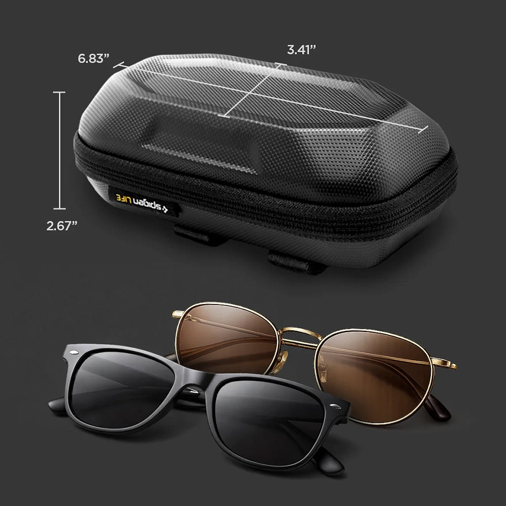 Spigen LF520 Glasses Case, 224.8mm x 86.9mm x 69.9mm, Black ACS09444