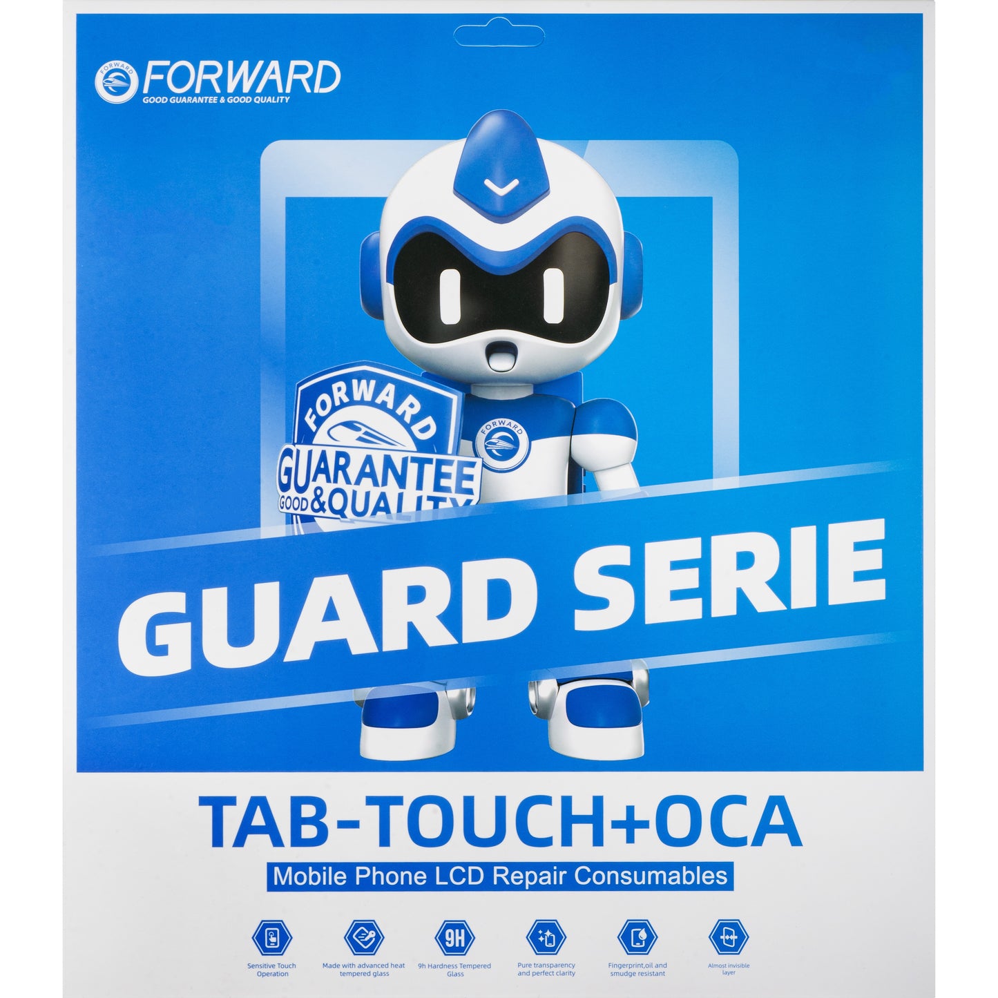 Touchscreen Forward Guard OCA for Apple iPad Pro 12.9 (2021), Black