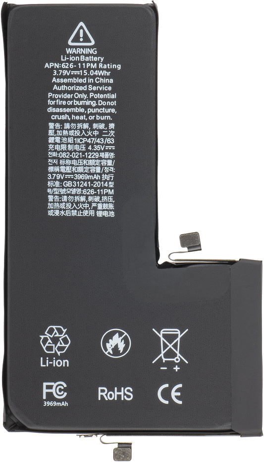 Apple iPhone 11 Pro Max battery, with integrated BMS Flex Band (no contact welding required)