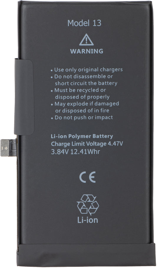 Apple iPhone 13 battery, with integrated Flex Band BMS (no contact welding required)