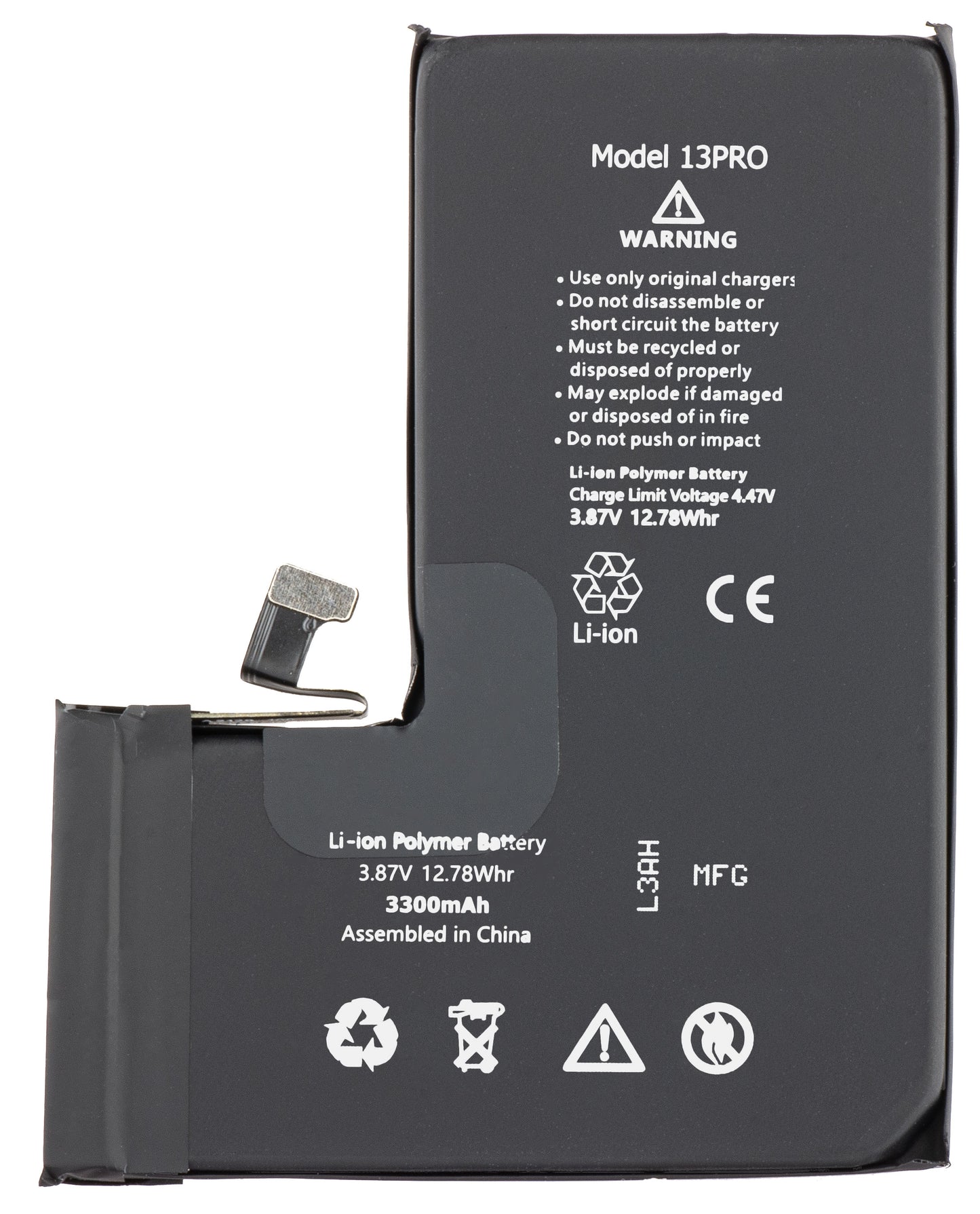 Apple iPhone 13 Pro battery, High Capacity