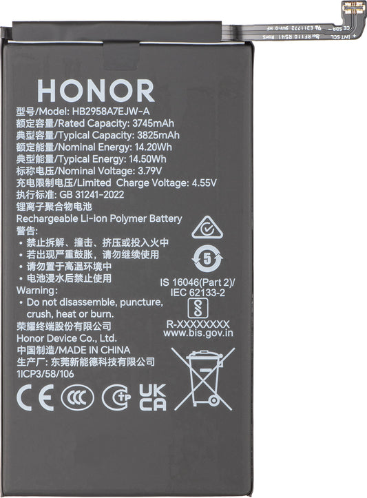 Honor Magic V5 Battery, HB245872EJW-A, Service Pack 0235AQBM