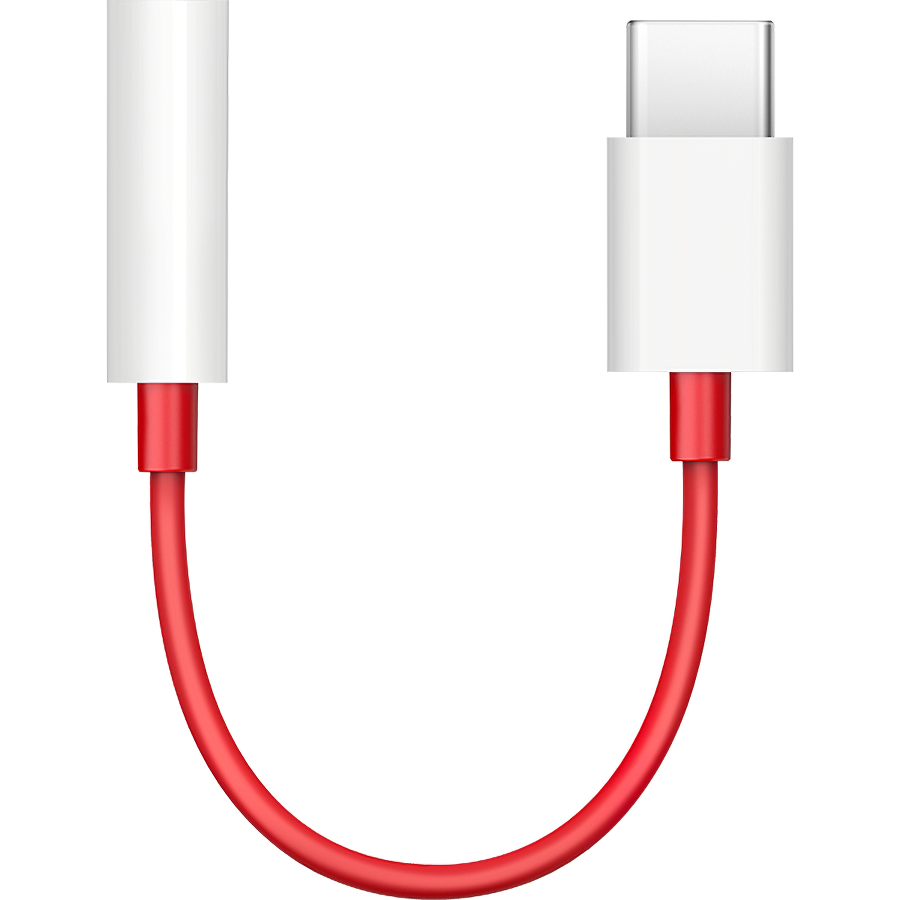 Audio Adapter USB-C - 3.5mm OnePlus TC01W, 0.09m, Red 5461100024