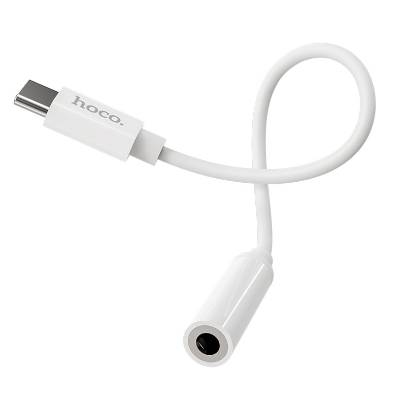 USB-C Audio Adapter - 3.5mm HOCO LS30, White