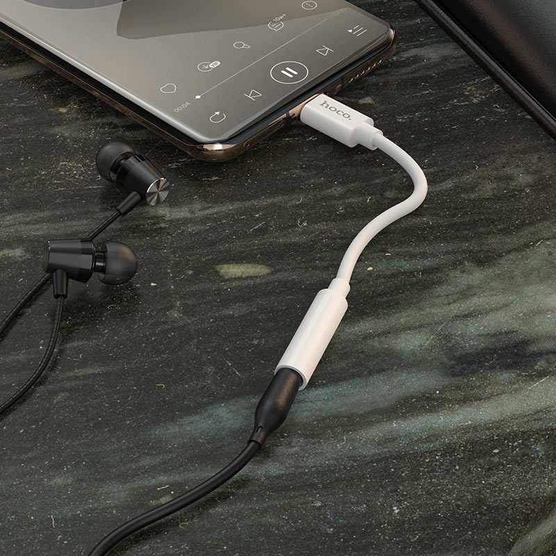USB-C Audio Adapter - 3.5mm HOCO LS30, White