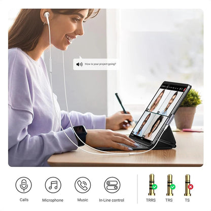 USB-C to 3.5mm UGREEN CM460 (20194) Angled, Gray Audio Adapter