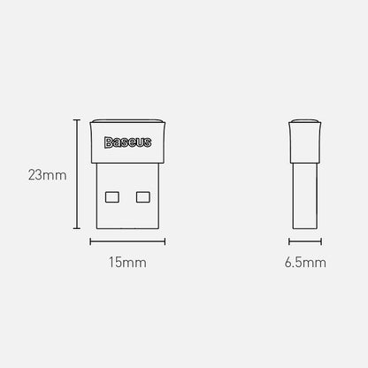 Baseus BA04 USB Bluetooth Adapter, Black ZJBA000001