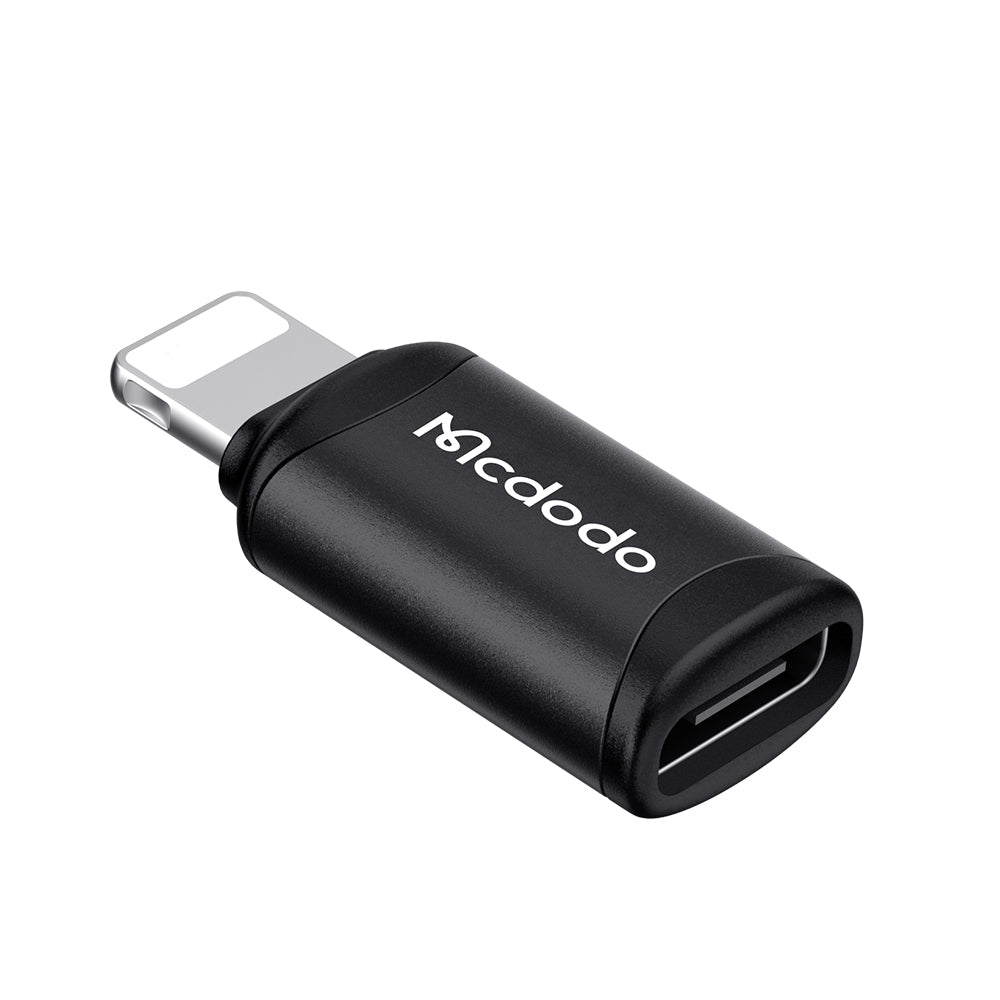 USB-C to Lightning McDodo OT-7680 Data and Charging Adapter, Black