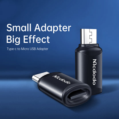 USB-C to microUSB Data and Charging Adapter McDodo OT-7690, Black