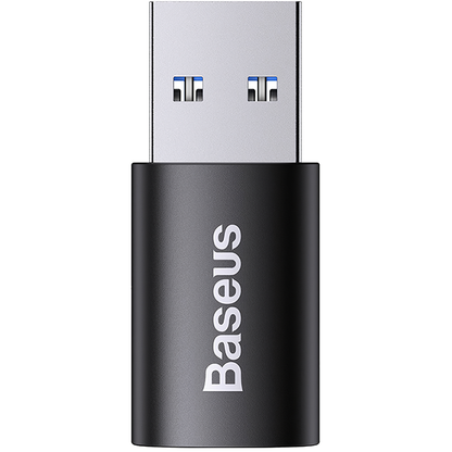 USB-C - USB-A Data and Charging Adapter Baseus Ingenuity, Black ZJJQ000101