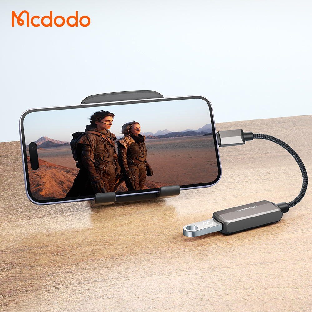 OTG Lightning to USB-A McDodo CA-2690 Adapter, Gray