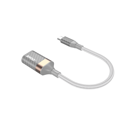 OTG USB-C to USB-A Adapter BWOO BZ69, Gray