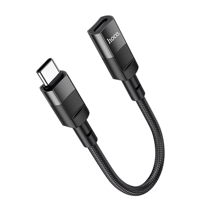 Adapter OTG USB-C - Lightning HOCO U107, 0.1m, Black