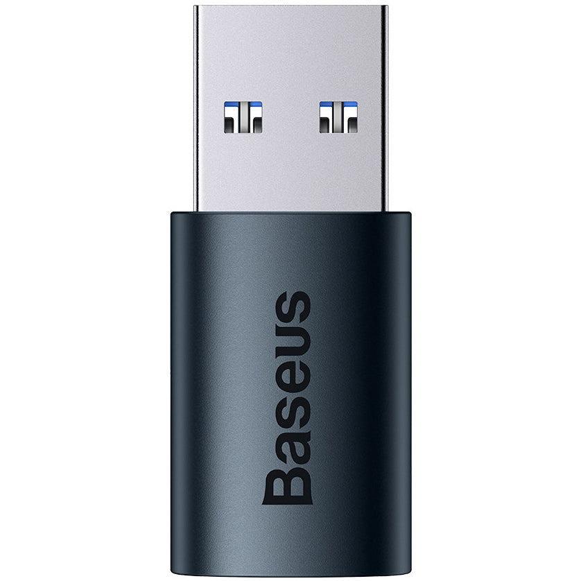 USB-C - USB-A Data and Charging Adapter Baseus Ingenuity, Blue ZJJQ000103