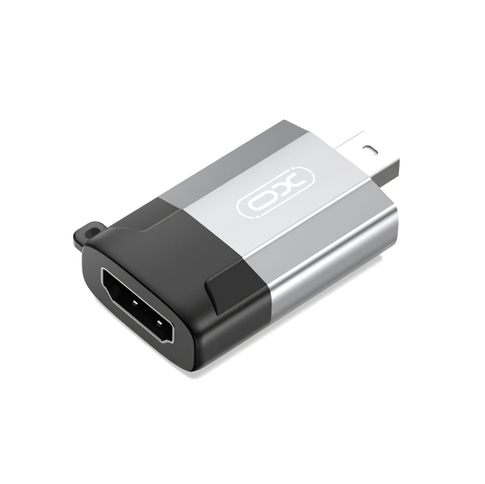 XO Design GB015 Video Adapter, miniDisplayPort - HDMI, Grey