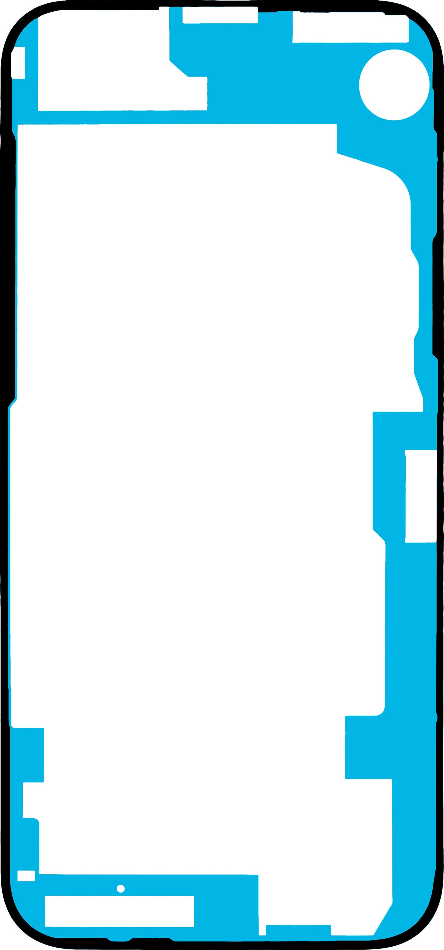 Google Pixel 8a Battery Cover Adhesive, Service Pack G806-12578-01