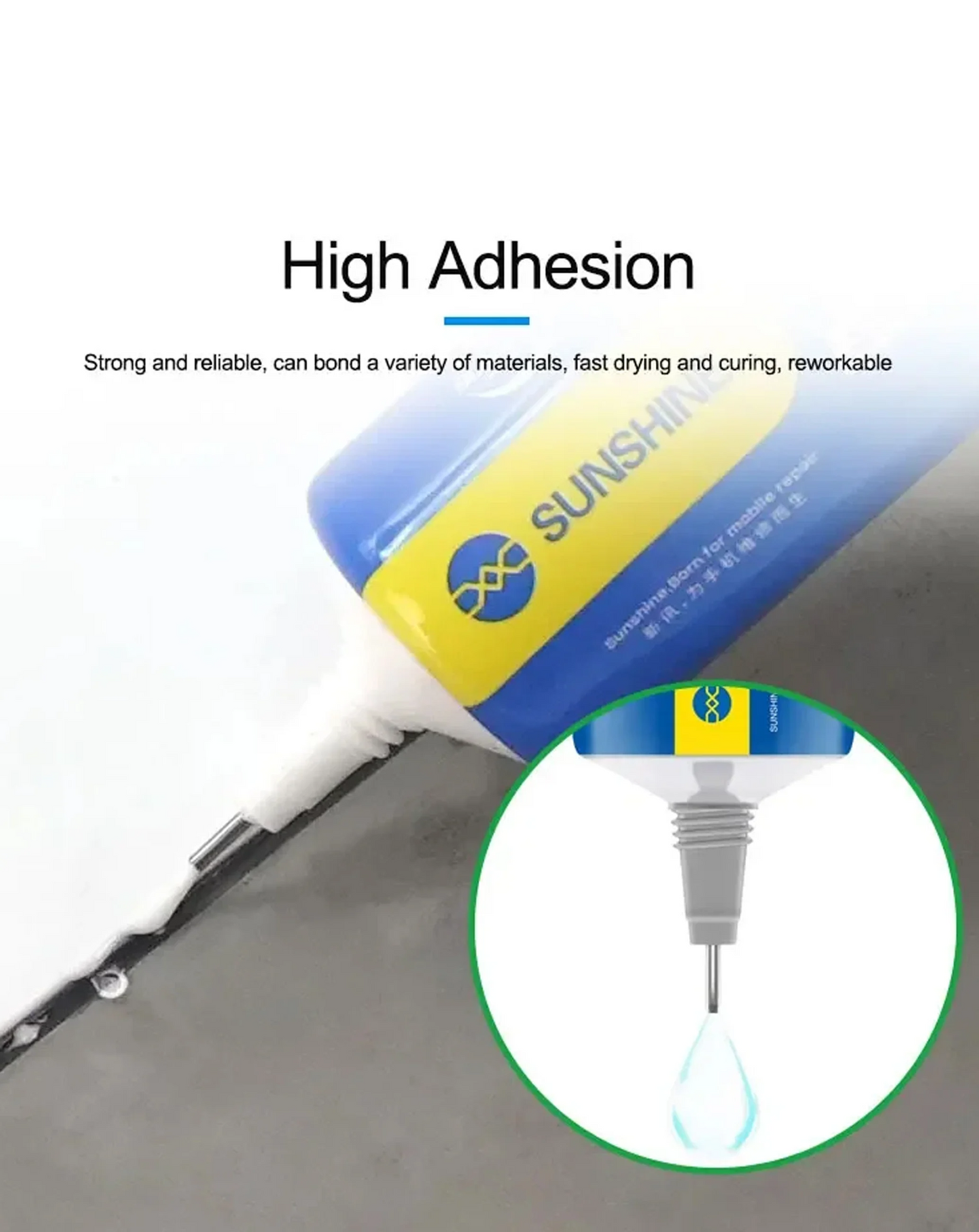 Sunshine G-20 Liquid Adhesive, 15ml, Transparent