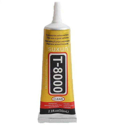 Suxun T-8000 Liquid Adhesive, 50ml, Transparent