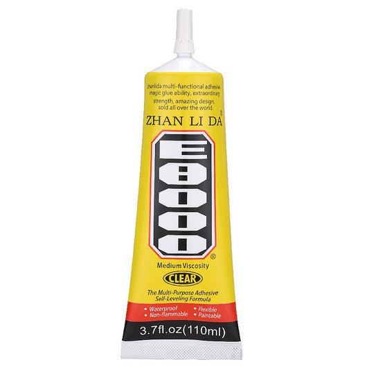 Zhanlida E-8000 Liquid Adhesive, 110ml, Transparent