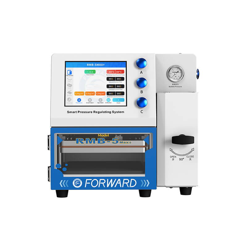 OCA Laminating Machine / Bubble Removal Package + Air Compressor + Vacuum Pump Forward RMB-5MAX + FW-122B + FW-126S