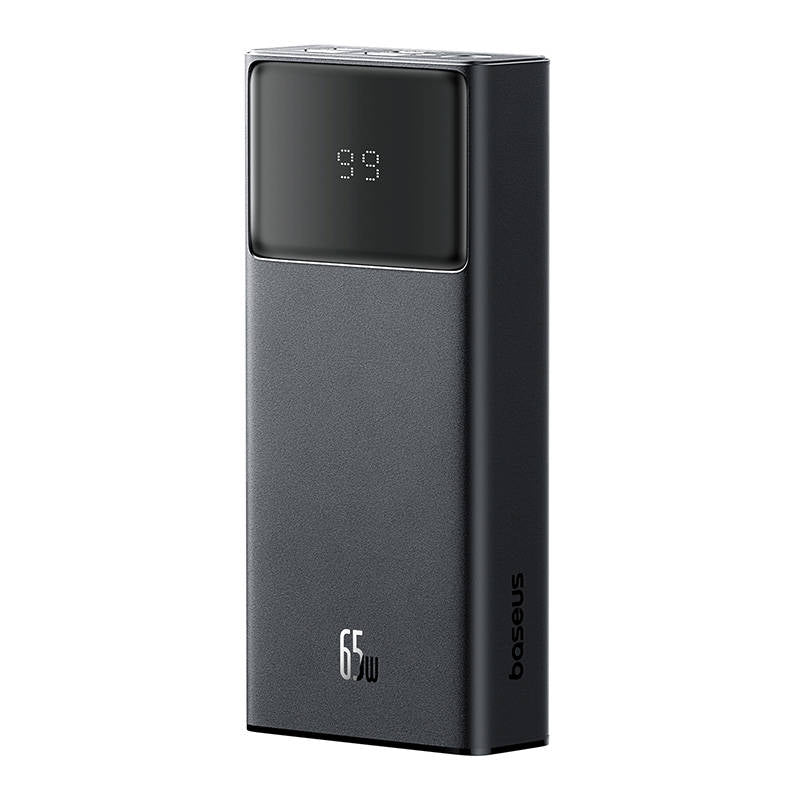 Baseus Star Lord External Battery, 20000mAh, 65W, QC + PD, 1 x USB-C - 2 x USB-A, Black P10022906113-00