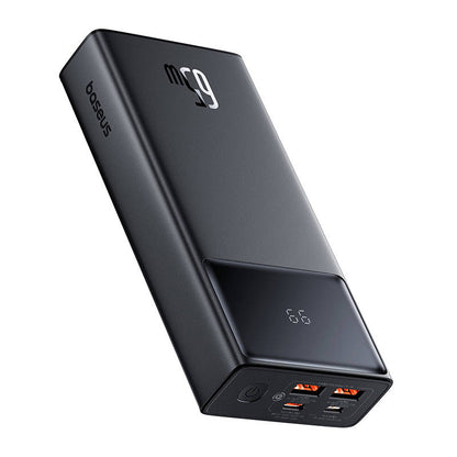 Baseus Star Lord External Battery, 20000mAh, 65W, QC + PD, 1 x USB-C - 2 x USB-A, Black P10022906113-00