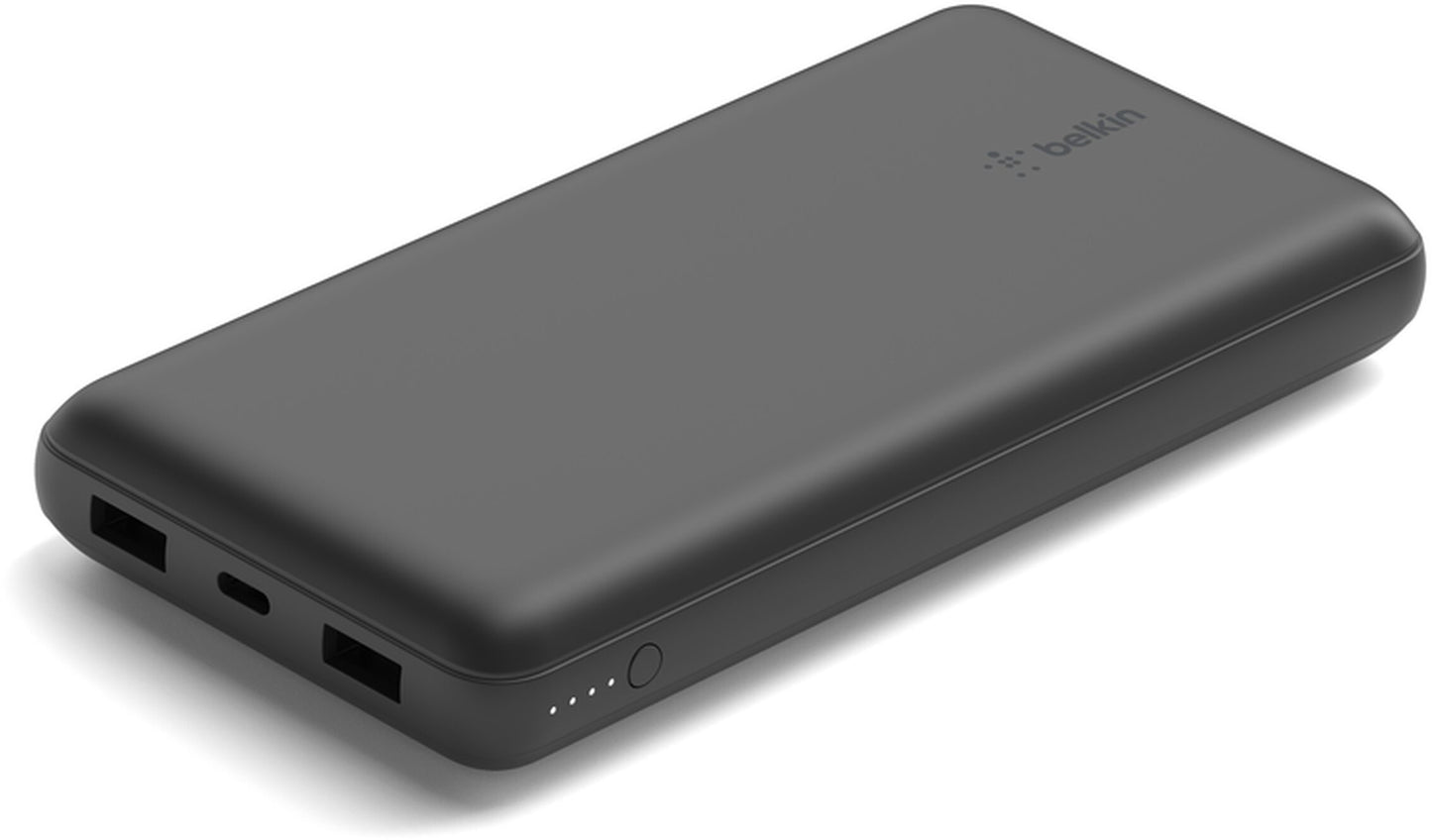 Belkin BoostCharge Pro External Battery, 20000mAh, 15W, 1 x USB-C - 2 x USB-A, Black BPB012btBK