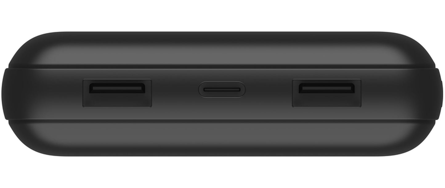 Belkin BoostCharge Pro External Battery, 20000mAh, 15W, 1 x USB-C - 2 x USB-A, Black BPB012btBK
