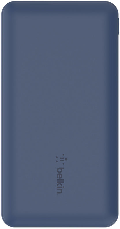 Belkin BoostCharge External Battery, 10000mAh, 15W, 1 x USB-C - 2 x USB-A, Navy BPB011btBL