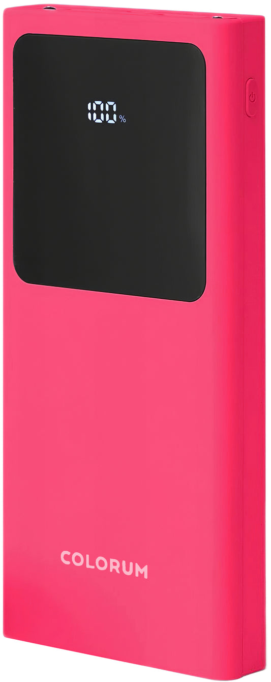 External Battery Colorum CPB10-02, 10000mAh, 10W, 2 x USB-A, Magenta